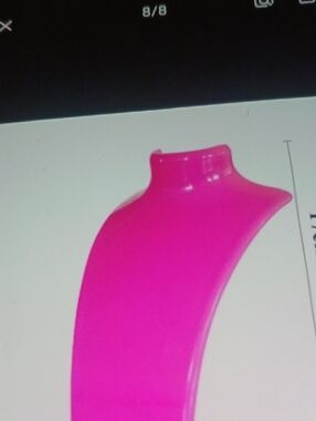 Bright Hot Pink Jewelry Display Bust